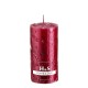 Свеча рустик красная 60х100мм цилиндрическая