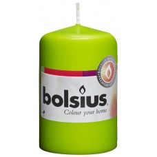 Свеча цилиндр салатовая bolsius 8 см (50/80-064Б)