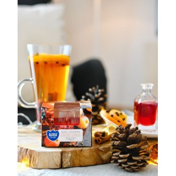 Свеча ароматическая в стекле Bispol Яблоко-Корица (sn69-87)