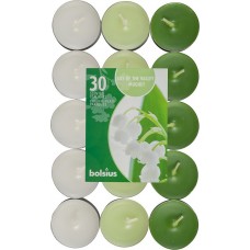 Свеча чайная ароматизированная Ландыш Bolsius 1.5 см 30 шт (p15-30-12Б LIL)