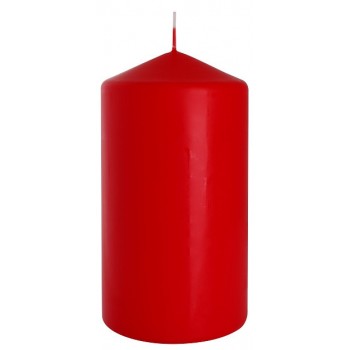 Свеча цилиндр красная Bispol 15 см (sw80/150-030)