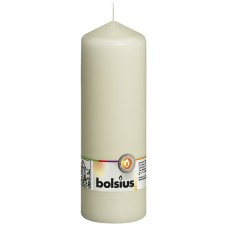 Свеча цилиндр Bolsius кремовая 20 см (70/200-011Б 18014)