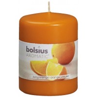 Свічка ароматична апельсин 6х8 см 60/80-63