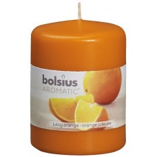 Свеча ароматическая апельсин 6х8 см 60/80-63