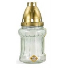 Лампадка в стекле прозрачная 19 см (675-000)