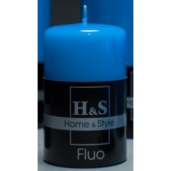 Свеча синяя цилиндр 80х150 мм