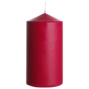 Свічка циліндр бордова 15 см (sw80/150-036)