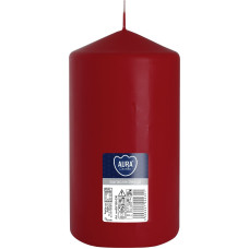 Свічка циліндр бордова 15 см (sw80/150-036)