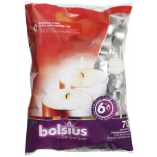 Свечи чайные 6 часов Bolsius 70 шт (6-70Б)