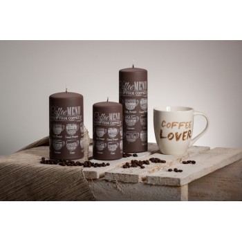 Свеча цилиндр эспрессо 20 см (70/200-046)