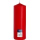 Свічка циліндр червона 25 см (sw80/250-030)