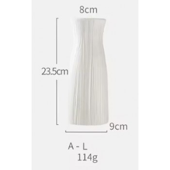 Скандинавская пластиковая ваза для цветов 23,5 х 9 см