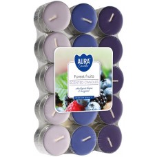 Свеча чайная ароматизированная Bispol Ягоды 1.5 см 30 шт p15-30-13