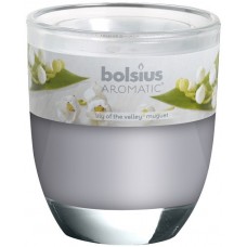 Свеча ароматическая в стекле ландыш Bolsius (57440)