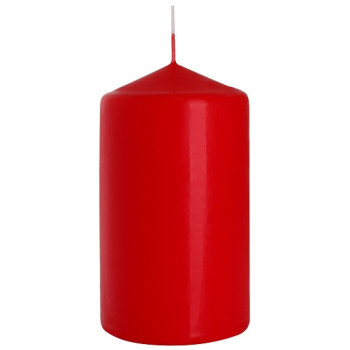 Свічка циліндр червона 12 см (sw70/120-030)