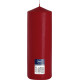 Свічка циліндр бордова 25 см (sw80/250-036)