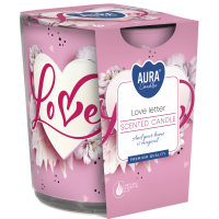 Свеча ароматизированная в стекле Bispol Любовное письмо 7,8 см (sn72s-04)