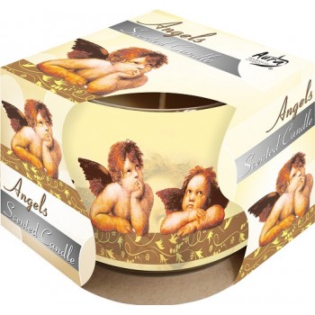 Свічка ароматична в склі Ангелочки 7 см (sn71s-04)