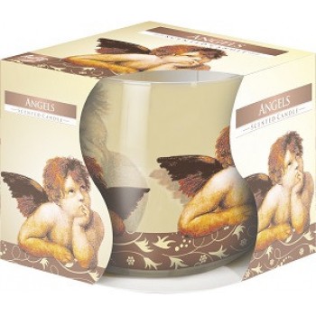 Свічка ароматична в склі Ангелочки 7 см (sn71s-04)