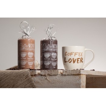 Свеча цилиндр 70х200мм капучино