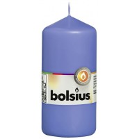 Свеча цилиндр Bolsius 12 см васильковая (60/120 -32772)