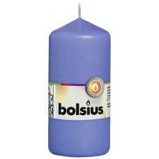 Свеча цилиндр Bolsius 12 см васильковая (60/120 -32772)