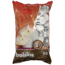 Свечи чайные 8 часов Bolsius 2,2 см 50 шт (8-50Б)