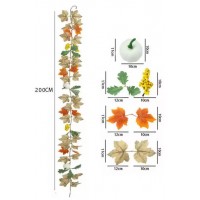 Искусственный осенний кленовый лист 2 м