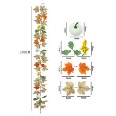 Искусственный осенний кленовый лист 2 м