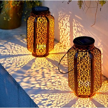 Светодиодный солнечный фонарь 23 см