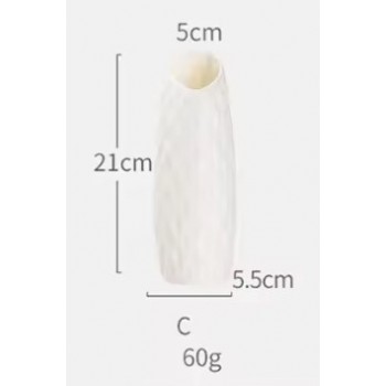 Скандинавская пластиковая ваза для цветов 21 х 5,5 см