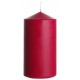Свеча цилиндр бордовая Bispol 15 см (sw80/150-036)