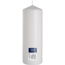 Свеча цилиндр белая Bispol 25 см (sw80/250-090)