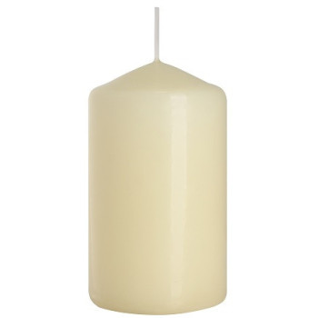 Свічка циліндр кремова 10 см (sw60/100-011)