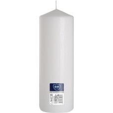Свічка циліндр біла 25 см (sw80/250-090)