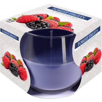 Свеча ароматическая в стекле Bispol Лесная ягода 7 см (sn71-13)