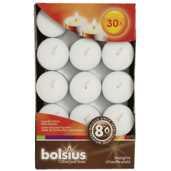 Свечи чайные Bolsius 2,2 см 30 шт (8-30Б)