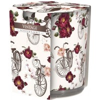 Свеча ароматизированная в стекле Bispol Винтаж 7,8 см (sn72s-05)