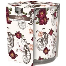 Свеча ароматизированная в стекле Bispol Винтаж 7,8 см (sn72s-05)