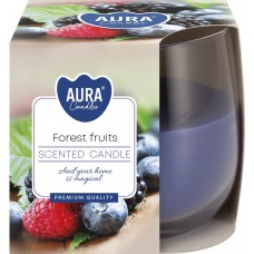 Свеча ароматическая в стекле Bispol Лесная ягода 7 см (sn71-13)