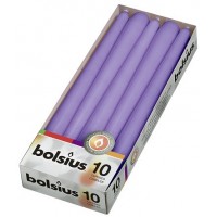 Свеча коническая ультрафиолетовая Bolsius 24,5 см 10 шт (s30-042Б)
