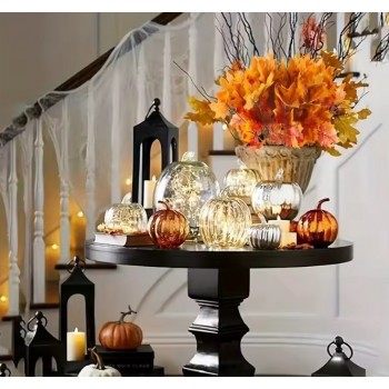 Ветка искусственный осенний кленовый лист 33 см.