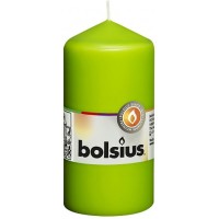 Свічка циліндр 12 см колір лайм (60/120 -064Б)