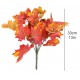 Ветка искусственный осенний кленовый лист 33 см.