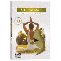 Свеча чайная ароматизированная Bispol собственный баланс 1.5 см 6 шт (p15-335)