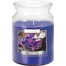 Свеча ароматизированная фиалка Bispol 10х14 см (snd99-131)