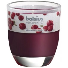 Свеча ароматическая в стекле Клюква Bolsius (72-74Б CRA)