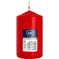 Свічка циліндр червона 10 см (sw60/100-030)