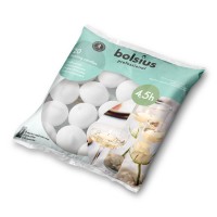 Плавающие свечи Bolsius белые 20 шт (пл20-090)