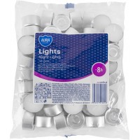 Свечи чайные Bispol Night Lights 8 часов 2,2 см 50 шт (p30-50)